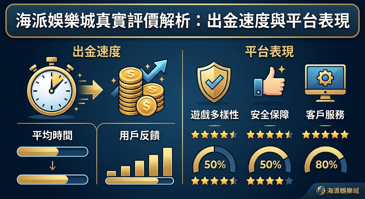 海派娛樂城真實評價解析：出金速度與平台表現
